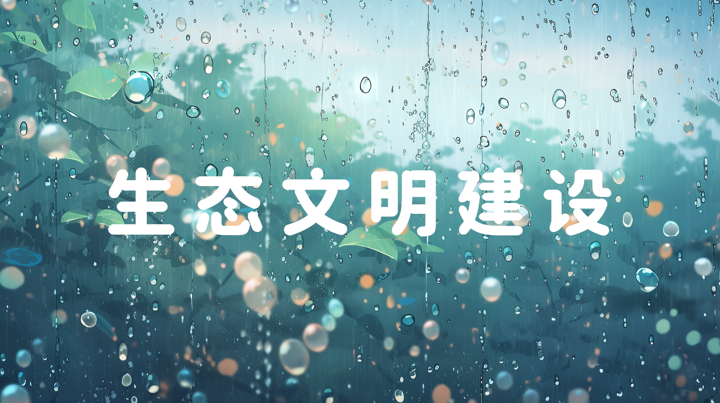 【作业】生态文明建设 cover image